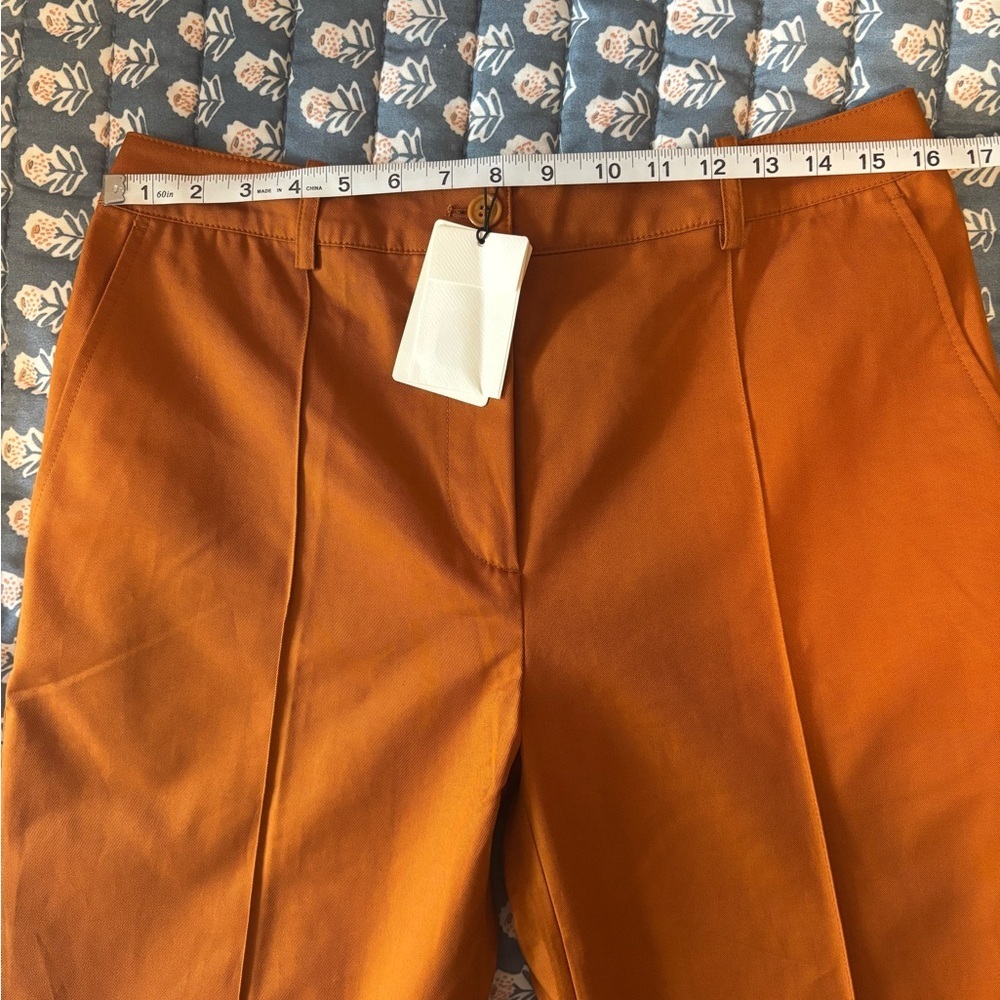 Maison Kitsuné Casual Pants Size 40 US 8 Spice Relaxed Trouser NWT - Picture 7 of 12